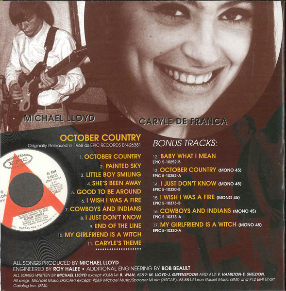 October Country - October Country (CD, Album, RE) (Near Mint (NM or M-)) - Image 4