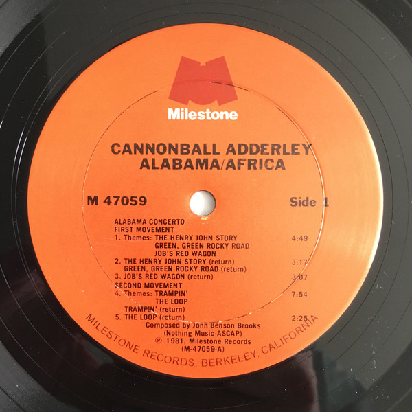 Cannonball Adderley - Alabama Africa (2xLP, Comp) (Very Good Plus (VG+)) - Image 5