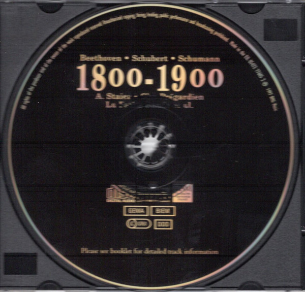 Ludwig van Beethoven, Franz Schubert, Robert Schumann - Andreas Staier, Christoph Prégardien, La Petite Bande - 1800-1900: Beethoven - Schubert - Schumann (CD) (Near Mint (NM or M-)) - Image 3