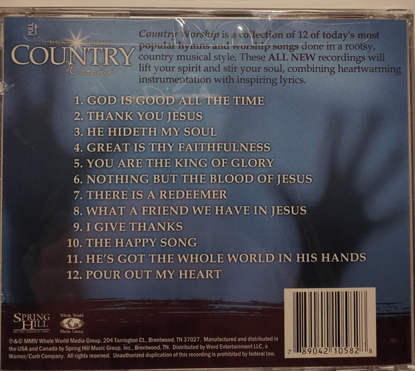 Various - Authentic Worship - Country Worship (CD, Album) (Mint (M)) - Image 2