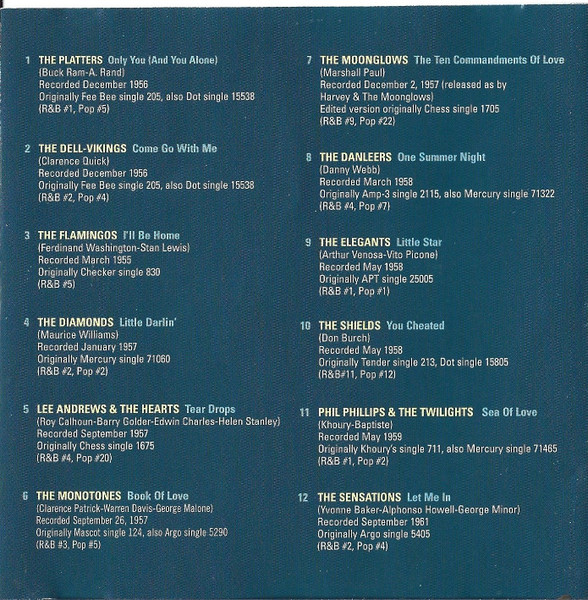 Various - The Best Of Doo Wop (CD, Comp) (Mint (M)) - Image 3
