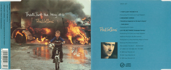 Phil Collins - That's Just The Way It Is (CD, Single) (Near Mint (NM or M-)) - Image 3
