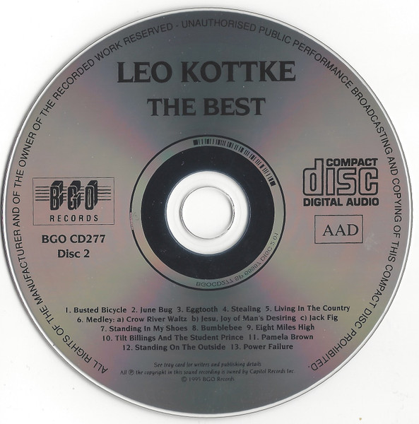 Leo Kottke - The Best (2xCD, Comp, RE) (Near Mint (NM or M-)) - Image 4