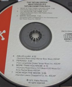 Alternative view of Art Tatum With Lionel Hampton, Buddy Rich - The Tatum Group Masterpieces, Tatum-Hampton-Rich (CD, RM) (Near Mint (NM or M-))