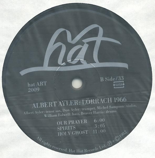 Albert Ayler - Live Lörrach/Germany And Paris/France 1966 (LP, Album + 12", EP + Box, RE) (Near Mint (NM or M-)) - Image 4