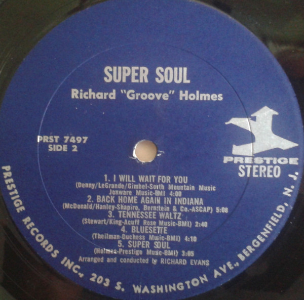 Richard "Groove" Holmes - Super Soul (LP, Album) (Very Good (VG)) - Image 4
