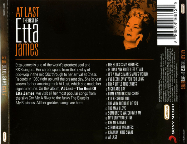 Etta James - At Last The Best Of Etta James (CD, Comp) (Near Mint (NM or M-)) - Image 2