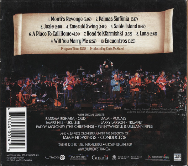 Sultans Of String - Symphony! (CD, Album) (Near Mint (NM or M-)) - Image 2