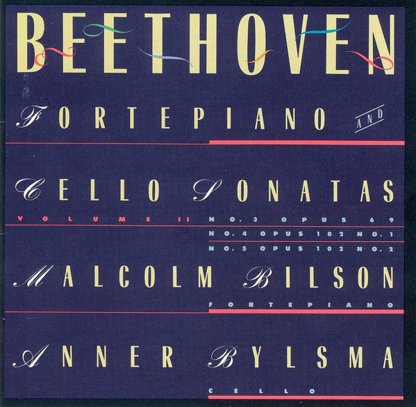 Ludwig van Beethoven, Malcolm Bilson, Anner Bylsma - Fortepiano And Cello Sonatas (CD, Album) (Near Mint (NM or M-))