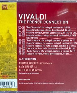 Alternative view of Antonio Vivaldi - La Serenissima, Adrian Chandler, Katy Bircher, Peter Whelan - The French Connection: Concertos For Flute, Violin, Bassoon & Strings (CD, Album, RE) (Near Mint (NM or M-))