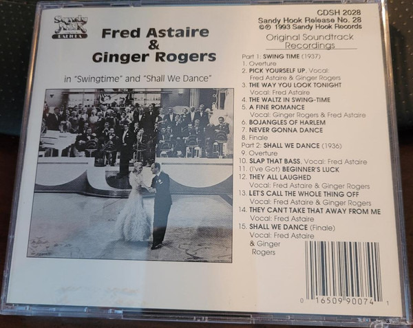 Fred Astaire & Ginger Rogers - "Swing Time" And "Shall We Dance" (CD, Comp) (Near Mint (NM or M-)) - Image 2