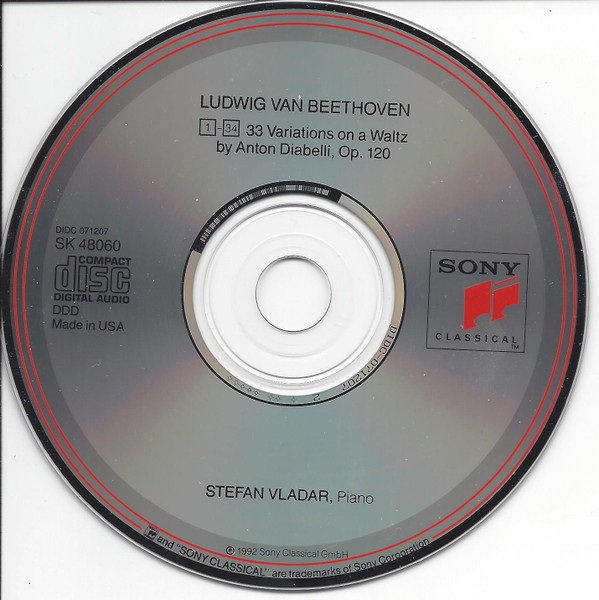 Ludwig van Beethoven - Stefan Vladar - Diabelli Variations (CD, Album) (Near Mint (NM or M-)) - Image 2