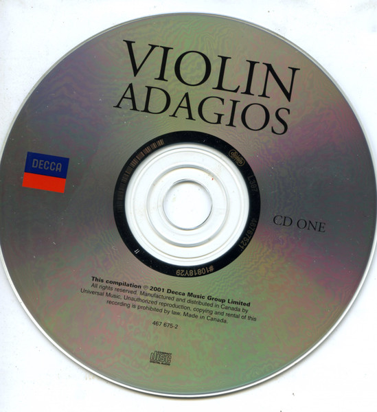 Various - Violin Adagios (2xCD) (Near Mint (NM or M-)) - Image 4