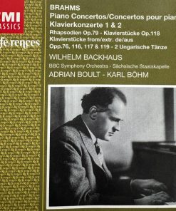 Johannes Brahms - Wilhelm Backhaus, Sir Adrian Boult, Karl Böhm - Piano Concertos 1 & 2 / Piano Pieces (2xCD, Comp, Mono) (Near Mint (NM or M-))