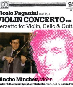 Nicolo Paganini, Mincho Minchev - Violin Concerto No. 5 & Terzetto For Violin, Cello & Guitar (CD, Album) (Near Mint (NM or M-))