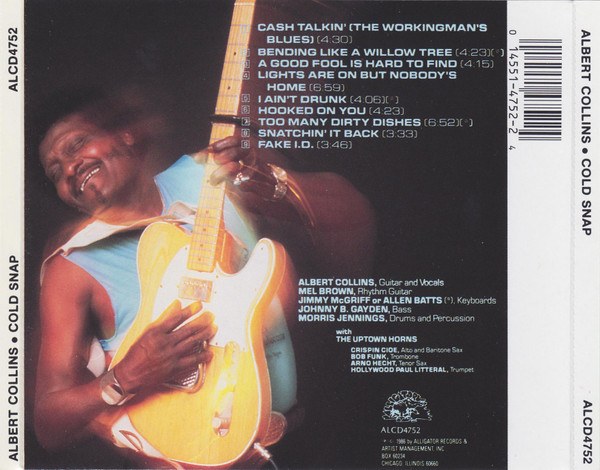 Albert Collins - Cold Snap (CD, Album) (Mint (M)) - Image 2