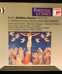 Johann Sebastian Bach / Arleen Auger • Julia Hamari • Aldo Baldin • Philippe Huttenlocher • Gächinger Kantorei Stuttgart • Bachcollegium Stuttgart • Helmuth Rilling - Matthäus-Passion BWV 244 - Arien Und Chöre (CD, RM, RP) (Near Mint (NM or M-))