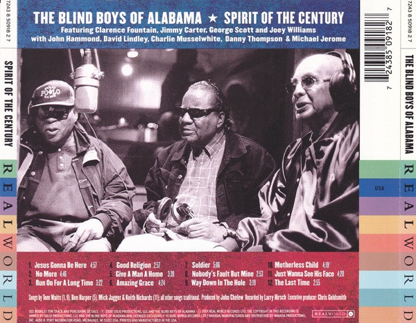 The Blind Boys Of Alabama - Spirit Of The Century (CD, Album) (Near Mint (NM or M-)) - Image 2