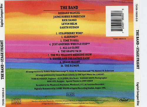 The Band - Stage Fright (CD, Album, RM) (Near Mint (NM or M-)) - Image 4