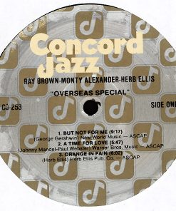 Monty Alexander, Ray Brown, Herb Ellis - Overseas Special (LP, Album) (Very Good Plus (VG+)) - Image 3
