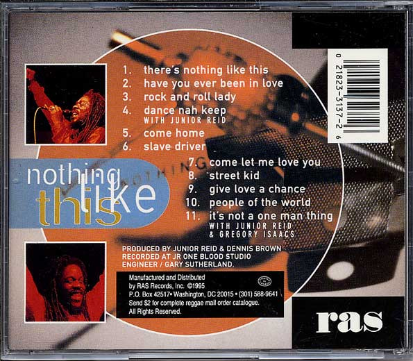 Dennis Brown - Nothing Like This (CD, Album) (Near Mint (NM or M-)) - Image 3