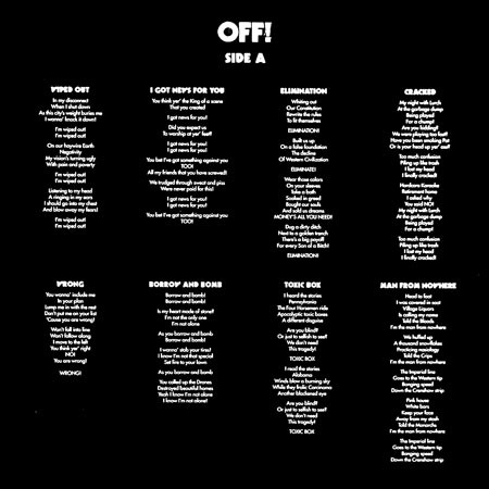 OFF! - OFF! (LP, Album) (Near Mint (NM or M-)) - Image 3
