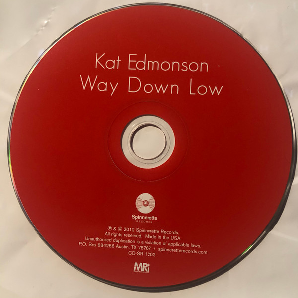 Kat Edmonson - Way Down Low (CD, Album) (Near Mint (NM or M-)) - Image 3