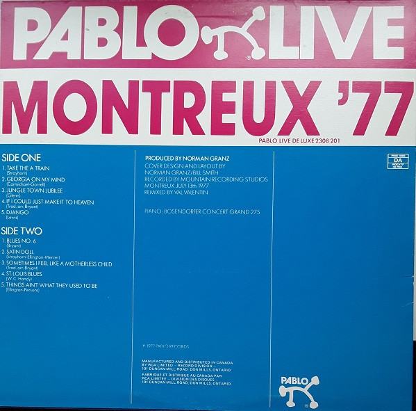 Ray Bryant - Montreux '77 (LP, Album) (Very Good Plus (VG+)) - Image 2