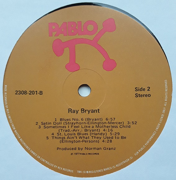 Ray Bryant - Montreux '77 (LP, Album) (Very Good Plus (VG+)) - Image 4