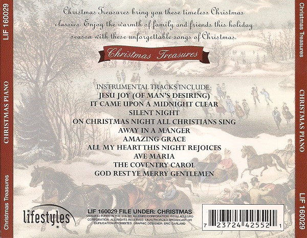 Unknown Artist - Christmas Piano (CD, RP) (Mint (M)) - Image 3