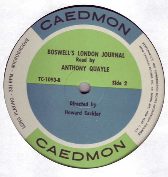 Anthony Quayle - Boswell's London Journal (LP) (Mint (M)) - Image 4