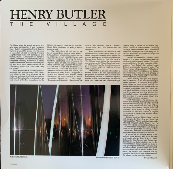 Henry Butler - The Village (2xLP, Album) (Near Mint (NM or M-)) - Image 2