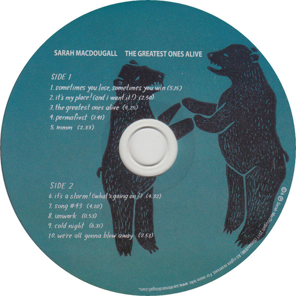 Sarah MacDougall - The Greatest Ones Alive (CD, Album) (Near Mint (NM or M-)) - Image 3