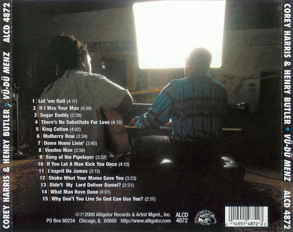 Corey Harris & Henry Butler - Vü-Dü Menz (CD, Album) (Near Mint (NM or M-)) - Image 2