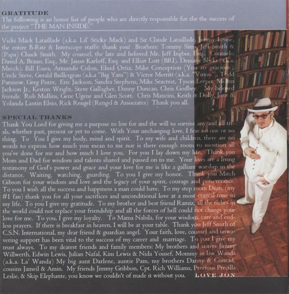 Jon Gibson - The Man Inside (CD, Album, Club) (Mint (M)) - Image 2