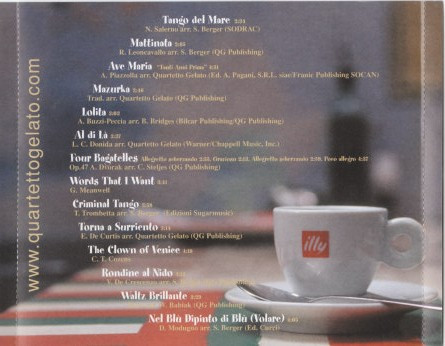 Quartetto Gelato - Neapolitan Café (CD, Album) (Near Mint (NM or M-)) - Image 5