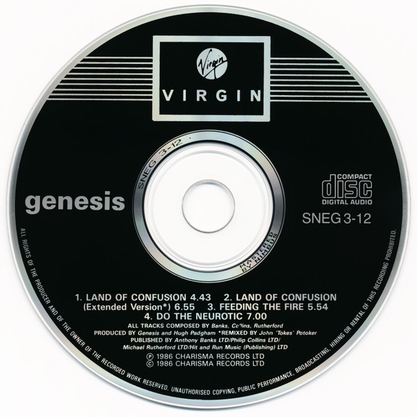 Genesis - Land Of Confusion (CD, Single, Gat) (Near Mint (NM or M-)) - Image 3
