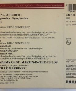 Alternative view of Franz Schubert / The Academy Of St. Martin-in-the-Fields, Sir Neville Marriner - The 10 Symphonies (6xCD, Comp + Box) (Very Good Plus (VG+))