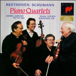 Ludwig Van Beethoven / Robert Schumann • Isaac Stern • Jaime Laredo • Emanuel Ax • Yo-Yo Ma - Beethoven / Schumann Piano Quartets (CD) (Mint (M))