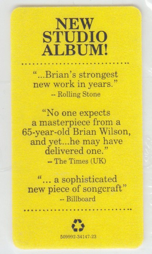 Brian Wilson - That Lucky Old Sun (CD, Album, Cin) (Mint (M)) - Image 2