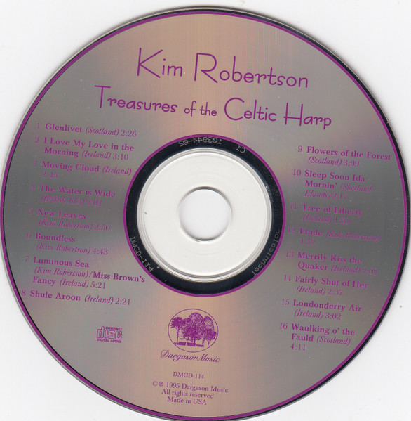 Kim Robertson - Treasures Of The Celtic Harp (CD, Album) (Near Mint (NM or M-)) - Image 3