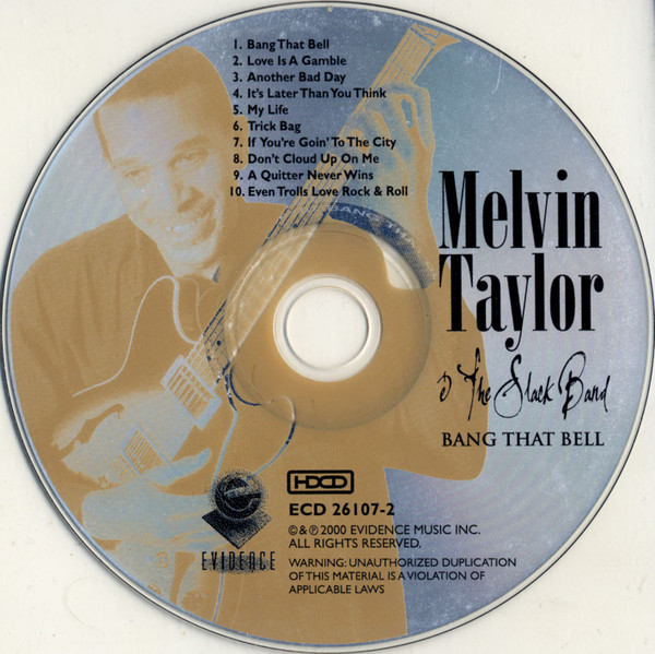 Melvin Taylor & The Slack Band - Bang That Bell (HDCD, Album) (Near Mint (NM or M-)) - Image 3