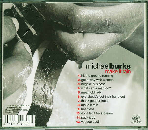 Michael Burks - Make It Rain (CD, Album) (Near Mint (NM or M-)) - Image 3