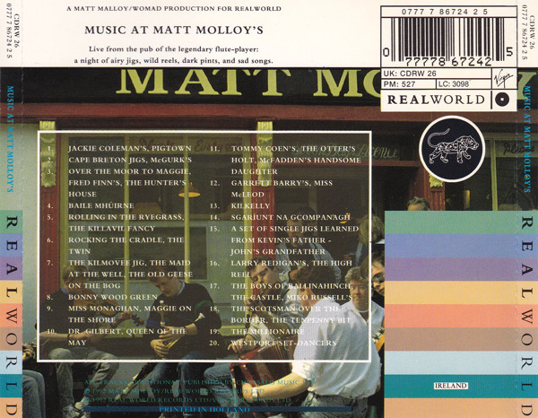 Various - Music At Matt Molloy's (CD, Album) (Near Mint (NM or M-)) - Image 3