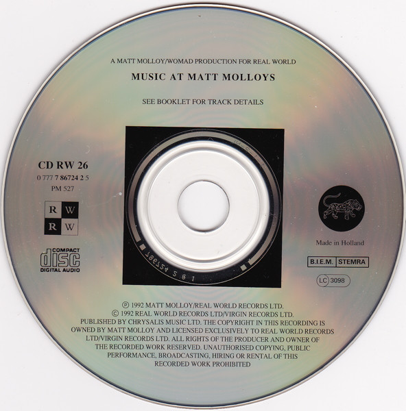 Various - Music At Matt Molloy's (CD, Album) (Near Mint (NM or M-)) - Image 4