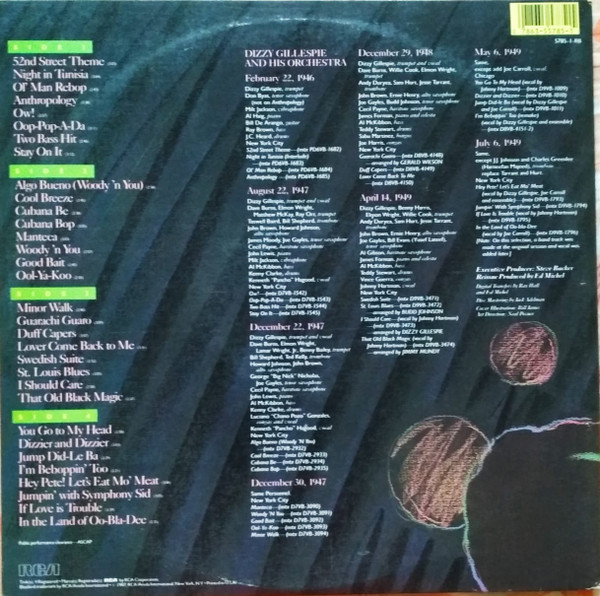 Dizzy Gillespie - Dizziest (2xLP, Comp) (Near Mint (NM or M-)) - Image 2