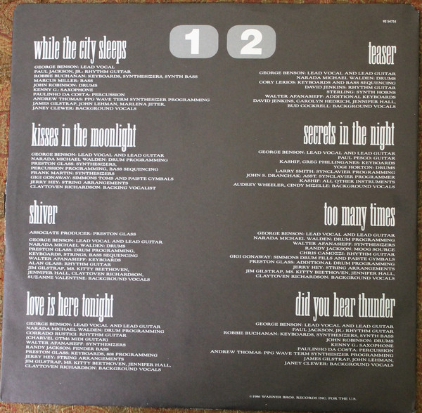 George Benson - While The City Sleeps... (LP, Album) (Mint (M)) - Image 4