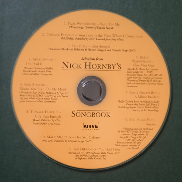 Nick Hornby - Various - Selections From Nick Hornby's Songbook (CD, Comp, Har) (Near Mint (NM or M-)) - Image 3