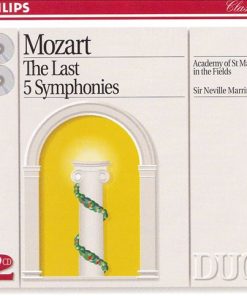 Wolfgang Amadeus Mozart - The Academy Of St. Martin-in-the-Fields, Sir Neville Marriner - The Last 5 Symphonies (2xCD, Comp, RM) (Near Mint (NM or M-))