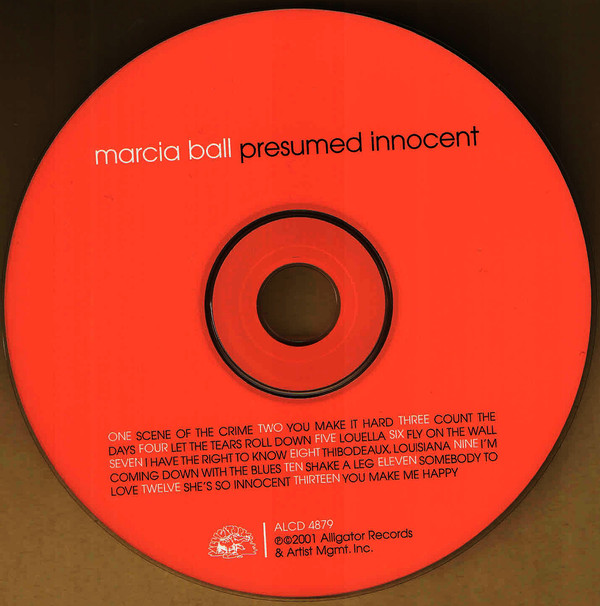 Marcia Ball - Presumed Innocent (CD, Album) (Near Mint (NM or M-)) - Image 3